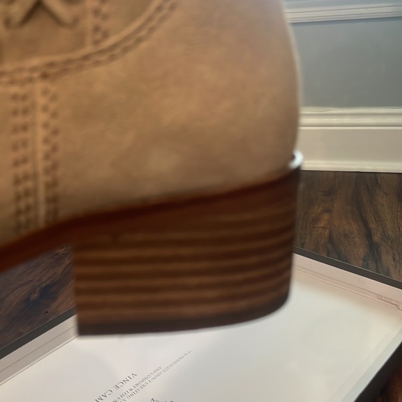 NEW Vince Camuto KREESELL Over The Knee Riding Boot Taupe Notch Verona Sz 6M - Picture 11 of 13